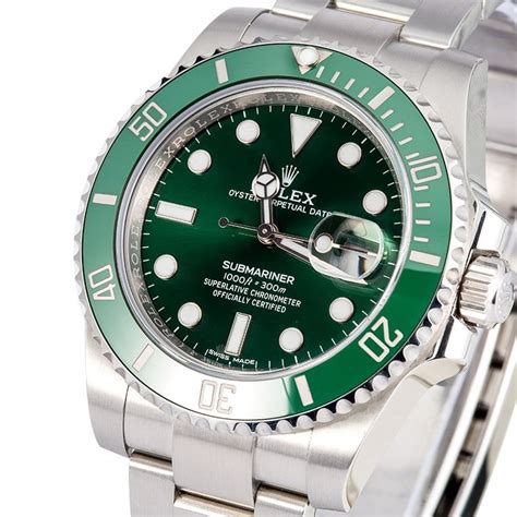 rolex submariner green hulk replica|rolex hulk submariner price.